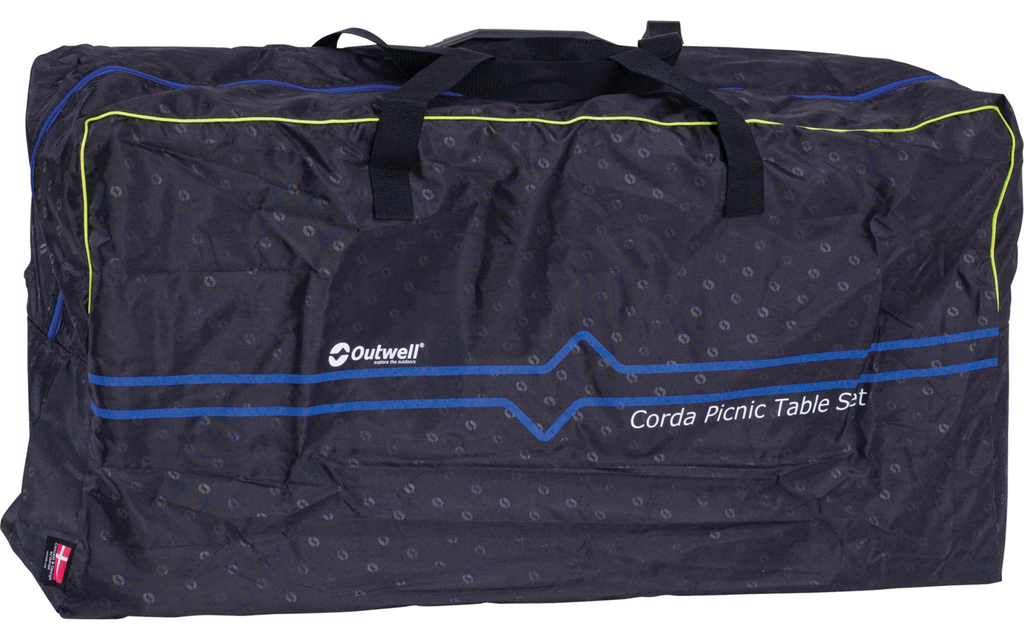Piknikbord-sett Corda 5-delt med 4 stoler 86 x 86 cm - Outwell