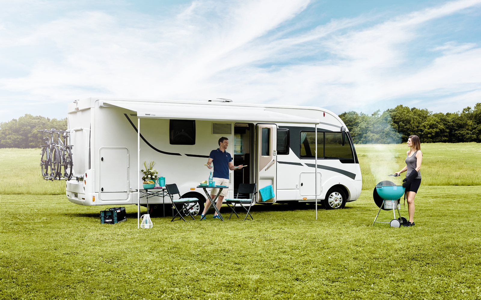 Kassettemarkise Omnistor 5200 veggmontert 230x180 cm - Thule