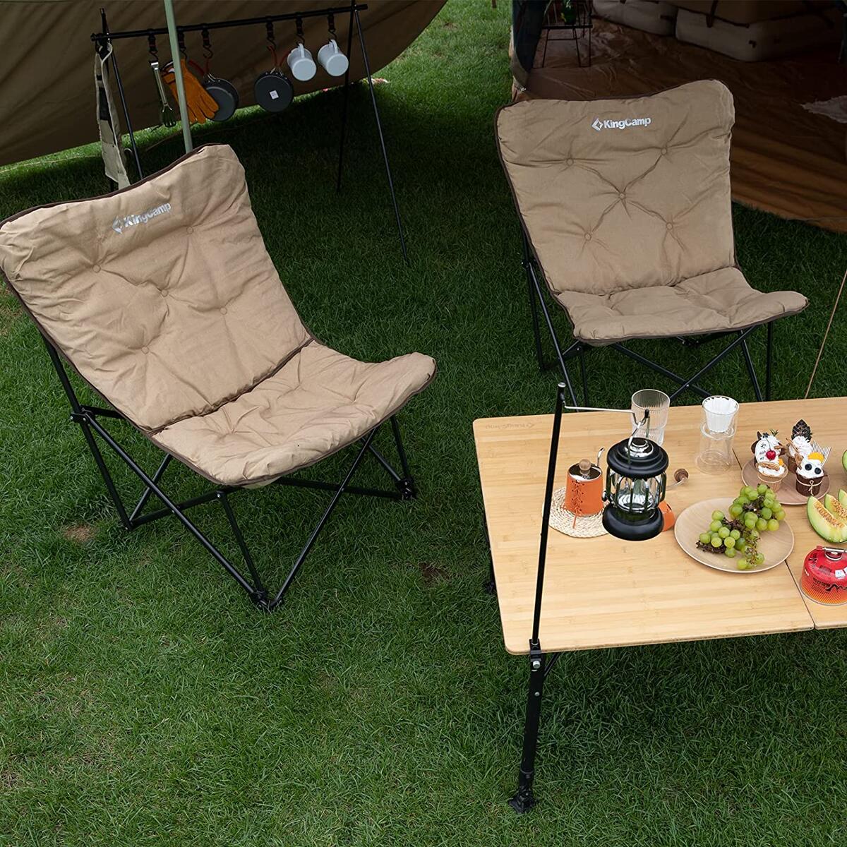 Lyktestang justerbar 60/90/120 cm aluminium 400 g - KingCamp