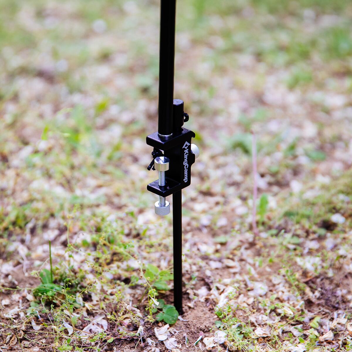 Lyktestang justerbar 60/90/120 cm aluminium 400 g - KingCamp