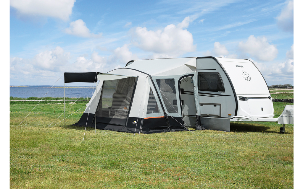 Oppblåsbart reisefortelt Fortuna Air 300x280 cm, 12 kg - DWT