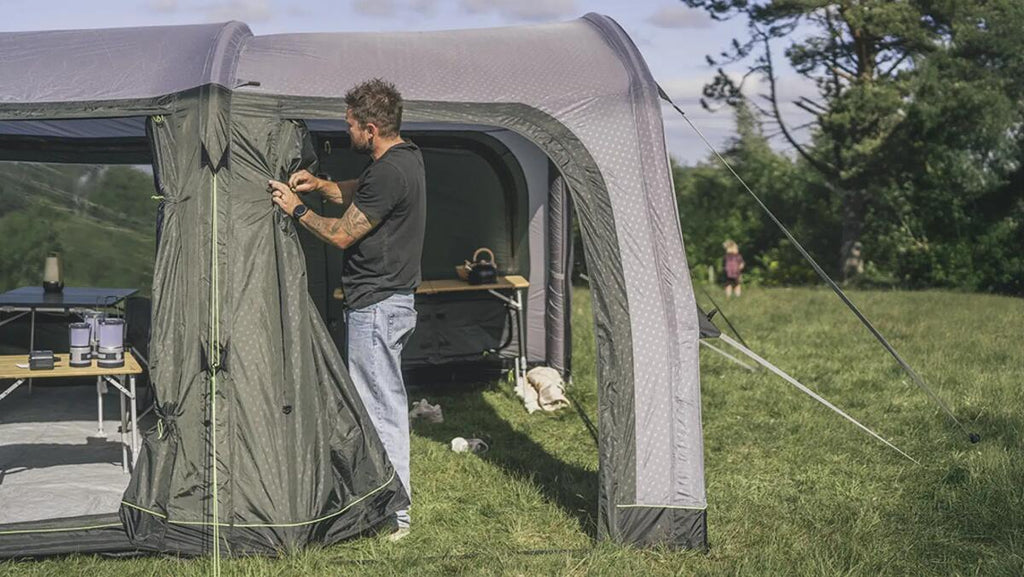 Oppblåsbart tunneltelt Iowa Air 6000 mm vannsøyle - Outwell