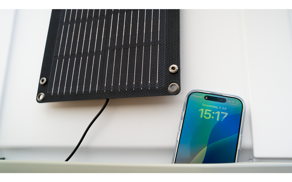 Sammenleggbart solcellepanel 2GO 14W med USB-C 0,38 kg