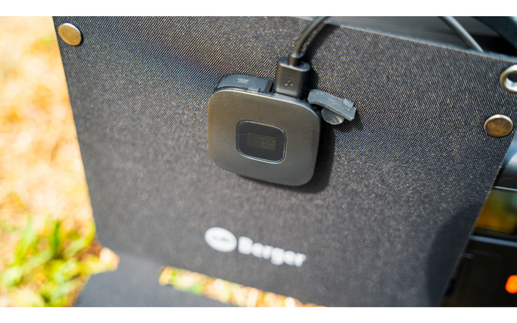 Sammenleggbart solcellepanel 2GO 14W med USB-C 0,38 kg