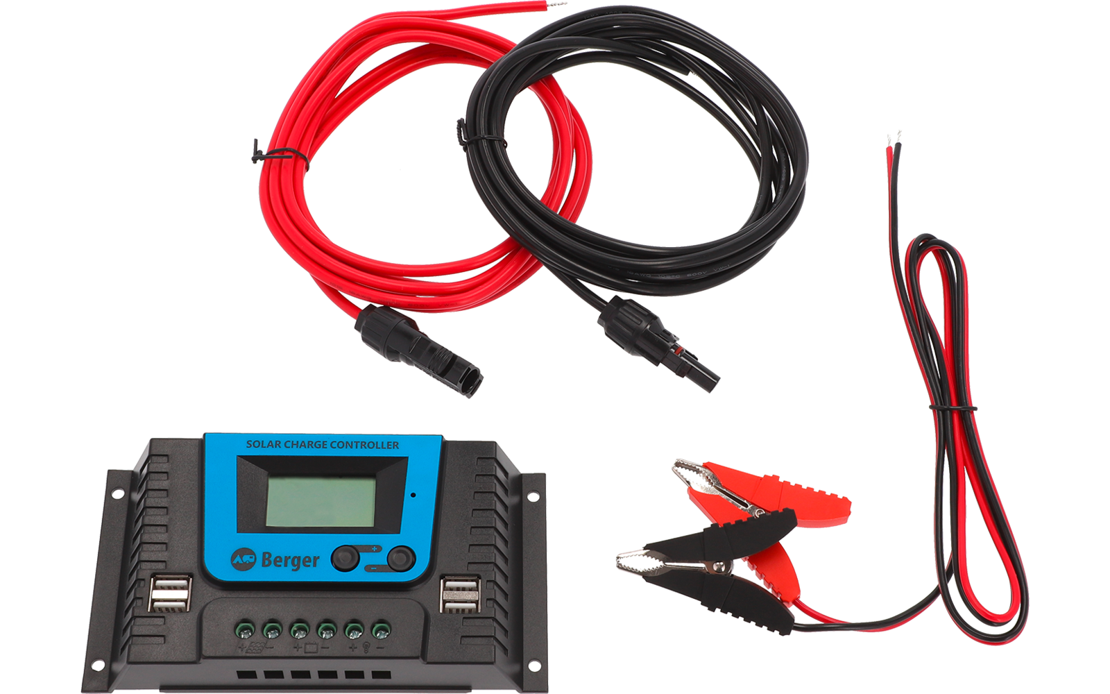 Sammenleggbart solcellepanel komplettsett 100 W med laderegulator