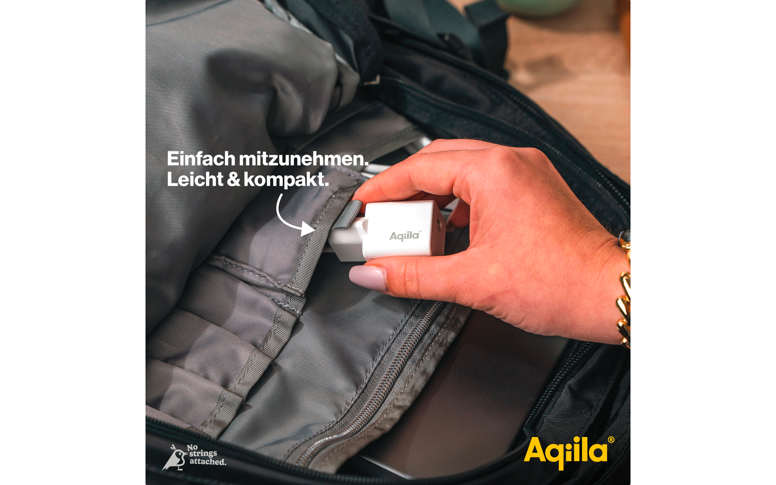 Chargebird W1 USB-C ladeadapter 20W med Power Delivery - Aqiila