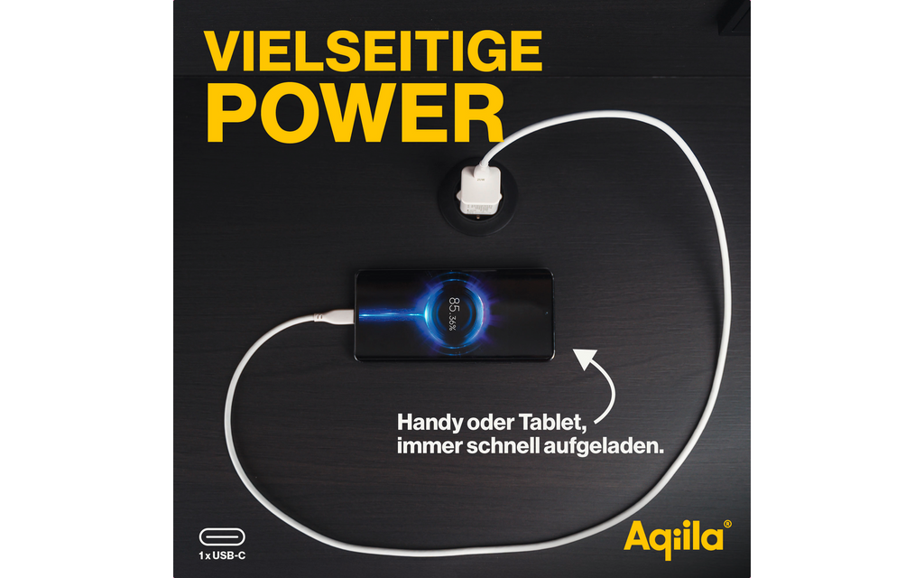 Chargebird W1 USB-C ladeadapter 20W med Power Delivery - Aqiila