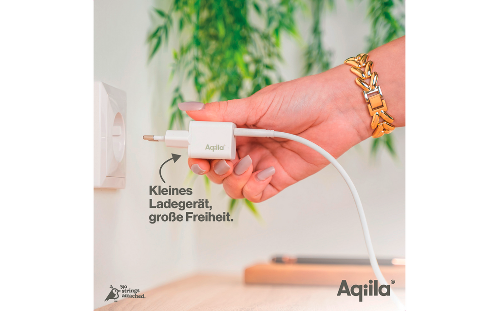 Chargebird W1 USB-C ladeadapter 20W med Power Delivery - Aqiila