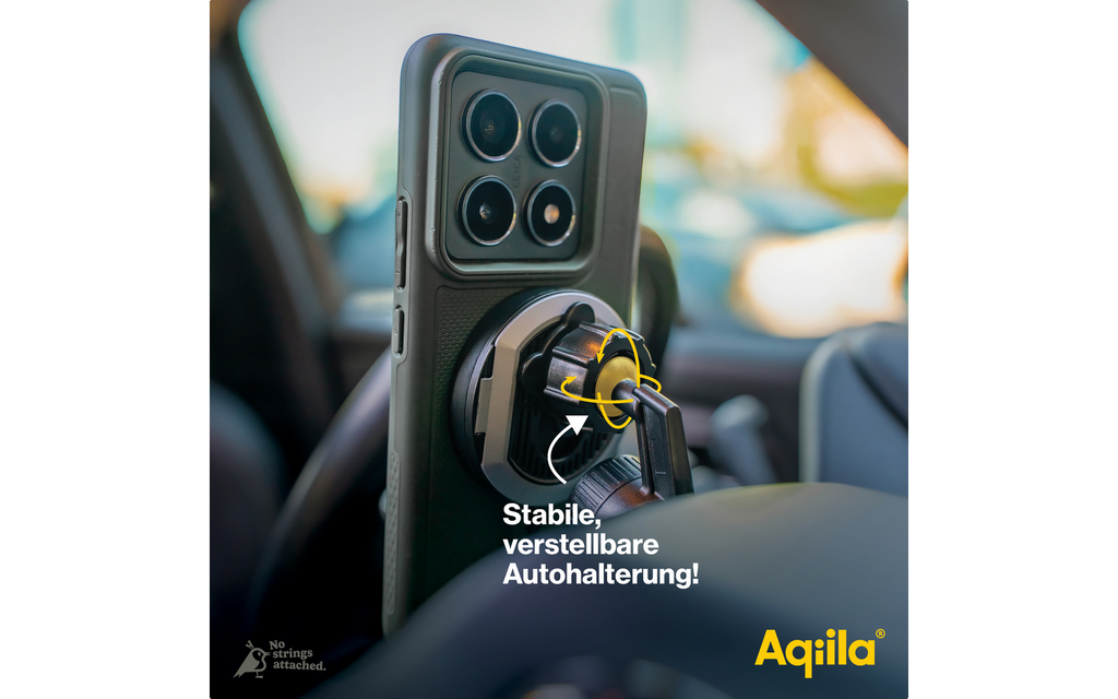 Trådløs telefonlader og -holder Powerbird QC1 15 W Qi2 - Aqiila