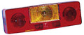 3-kammer baklykt BBS(K)N 496 venstre 285x100 mm for bobil fra Jokon sett forfra