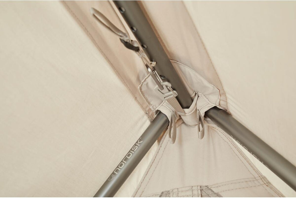 Mønetelt Vimur 5.6 4-pers 240x240 cm ståhøyde 206 cm - Nordisk