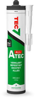 A-Tec lim- og tettemiddel patron 310 ml hvit TEC7 for liming og tetting