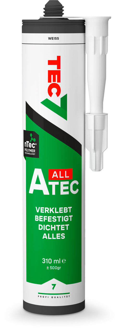 A-Tec lim- og tettemiddel patron 310 ml hvit TEC7 for liming og tetting