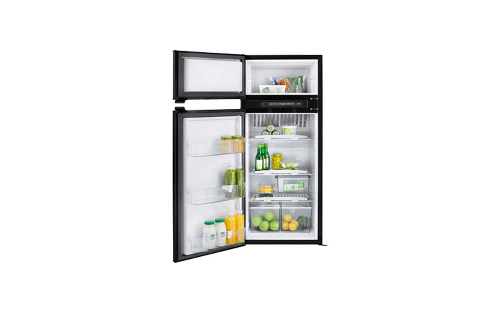 Absorberkjøleskap N4170 167 liter med dobbeltdør - Thetford detalj av LCD-display