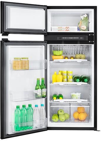 Absorberküleskap N4145A 141L matt svart bakside med tilkoblinger