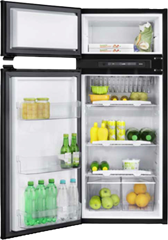 Absorpsjonsküleskap N4145 med dobbeltdør 141 l LCD forside
