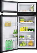 Absorpsjonsküleskap N4145 med dobbeltdør 141 l LCD forside