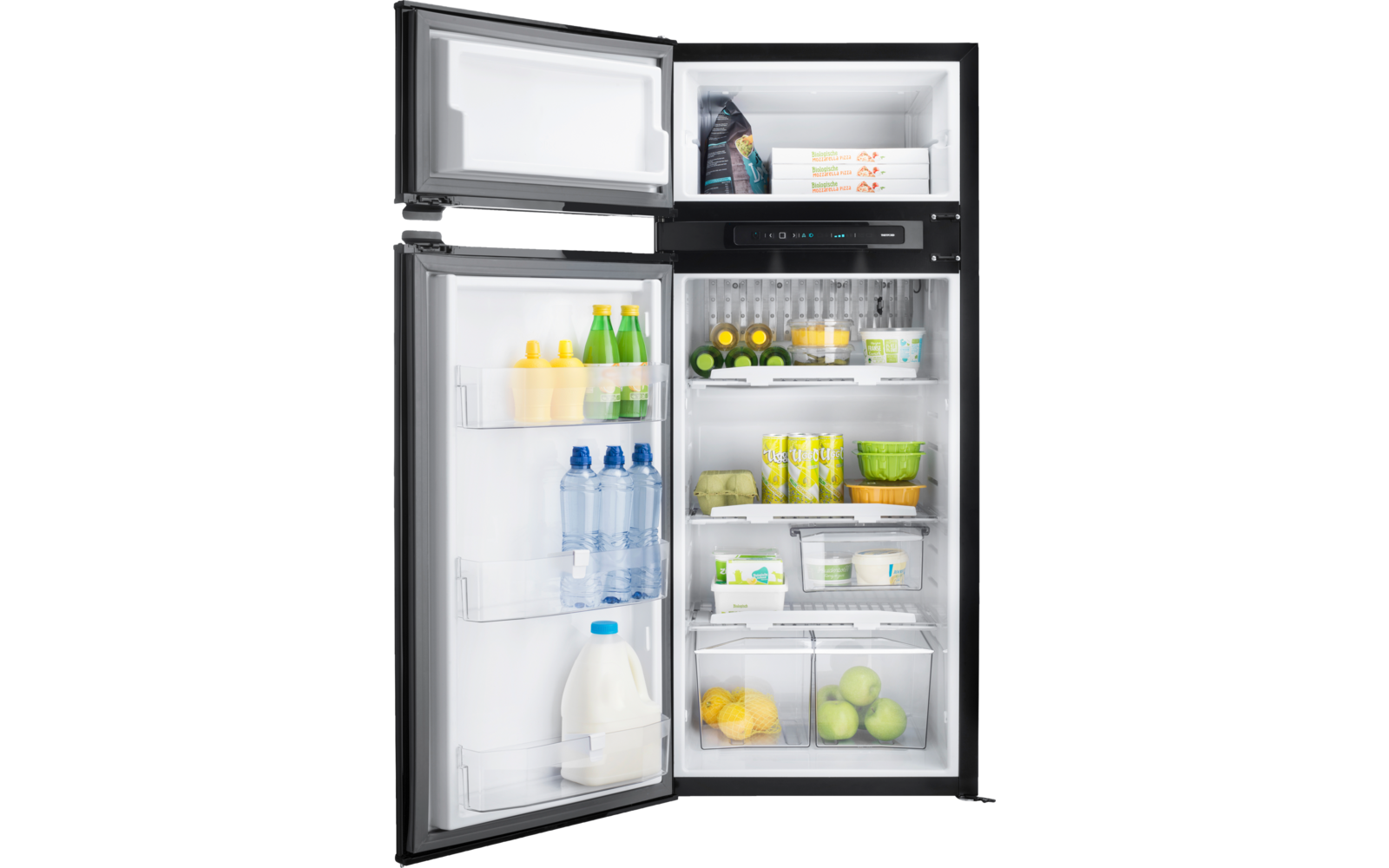 Montert Absorpsjonsküleskap N4175 med dobbeltdør 175 l LCD i campingvogn
