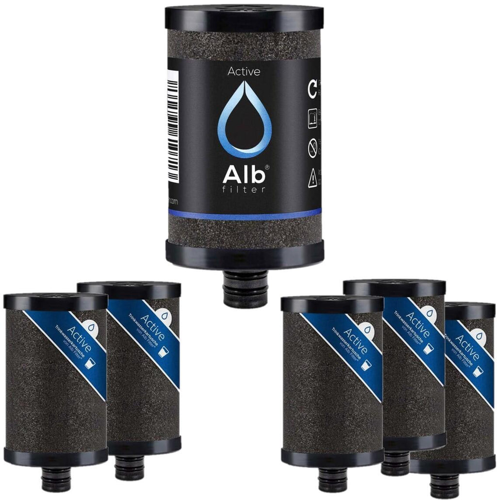 Active filterpatron for drikkevannfilter - Alb Filter forfra