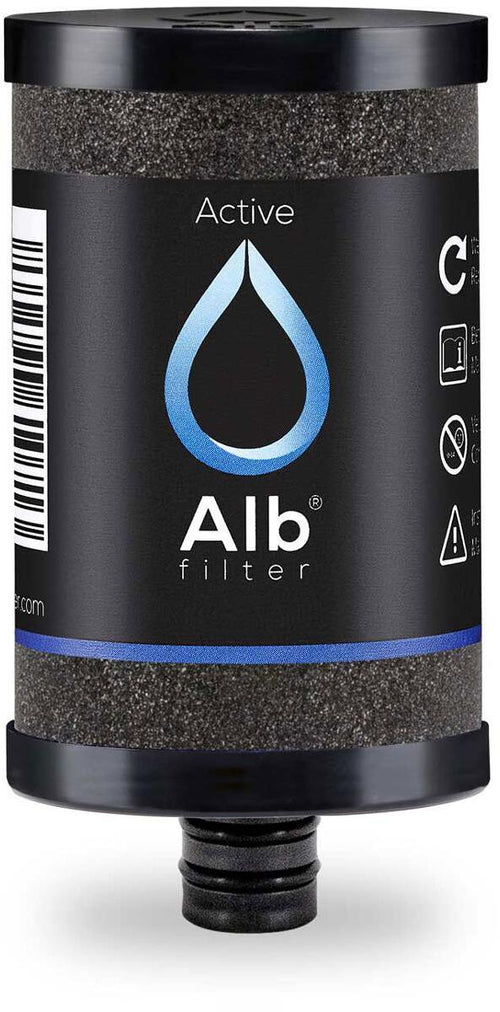 Active filterpatron for drikkevannfilter - Alb Filter bakside