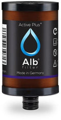 active plus+ filterpatron med bakteriefilter og kalkreduksjon forfra