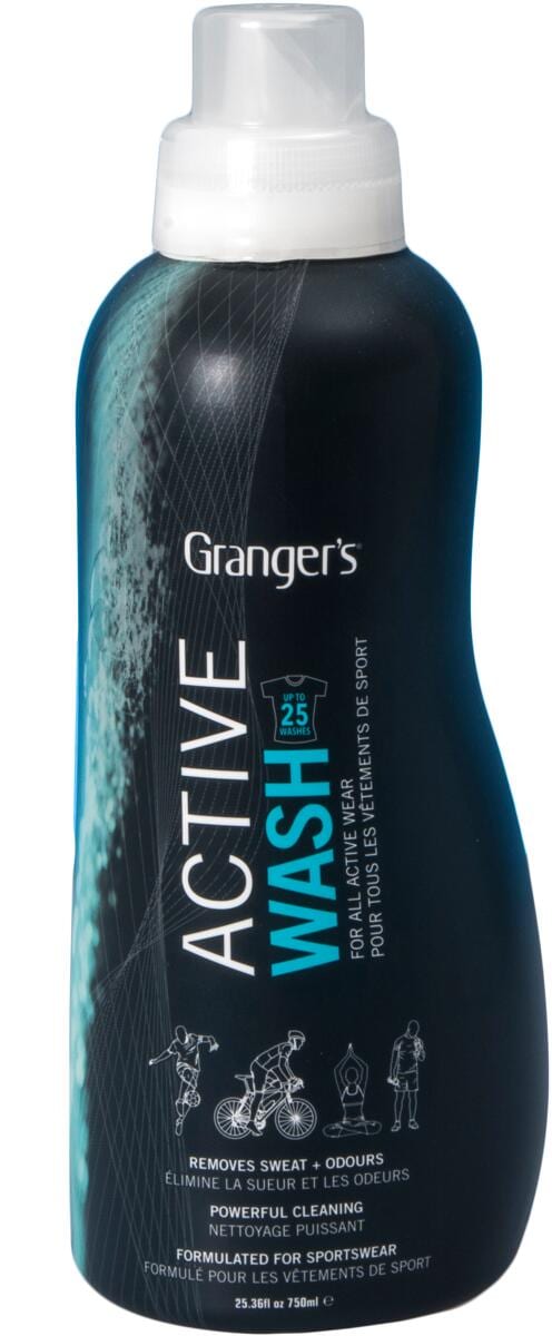 Active Wash vaskemiddel for sportstøy 750 ml fra Grangers flaske
