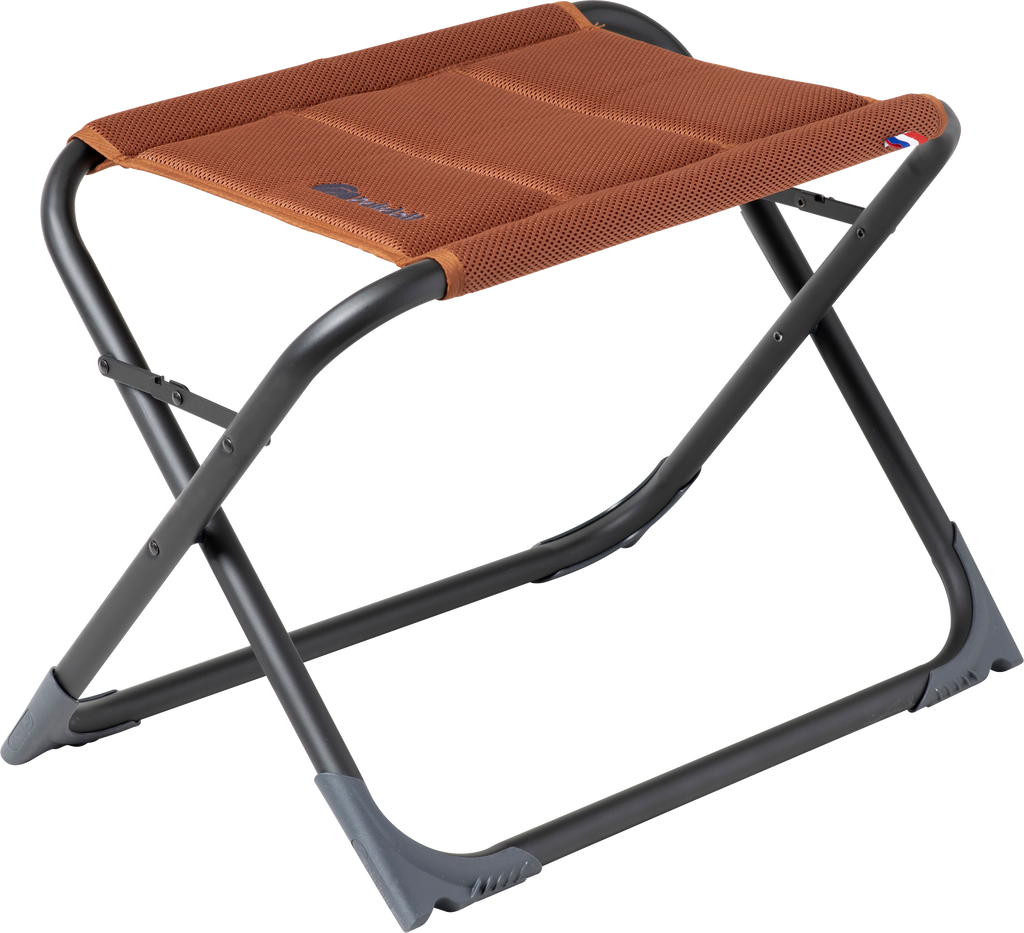 Adagio campingkrakk med 3D-mesh aluminium forfra
