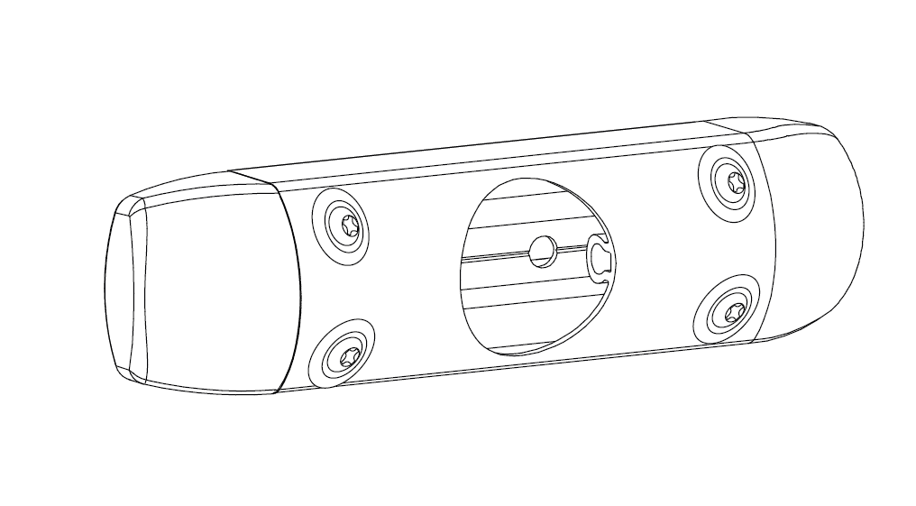 Adapter 4-punkt montering for Euramobil MI3 - Thule forfra