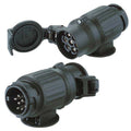 Adapter Jäger Multicon 13-polig universal svart kunststoff for tilhenger