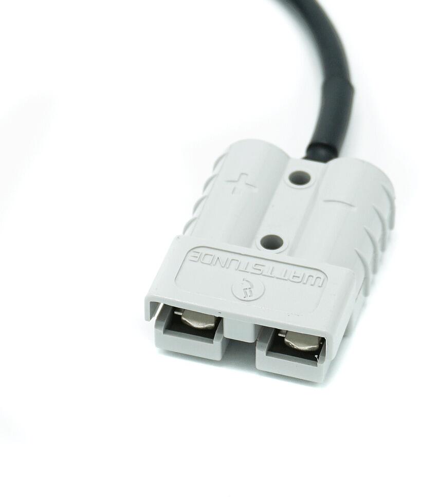 Adapterkabel Anderson SB50 til DC5521 29cm - WATTSTUNDE bakside