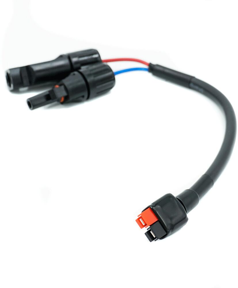 Adapterkabel MC4 til Anderson Power Pole mini - WATTSTUNDE bakside