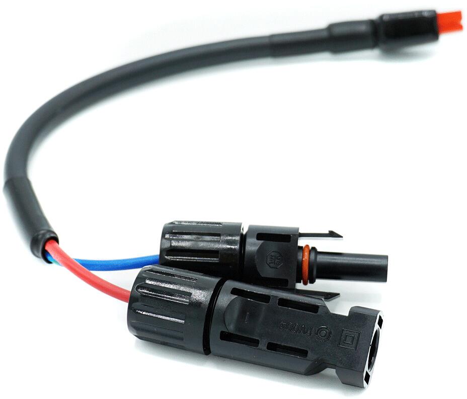 Montert Adapterkabel MC4 til Anderson Power Pole mini - WATTSTUNDE i system