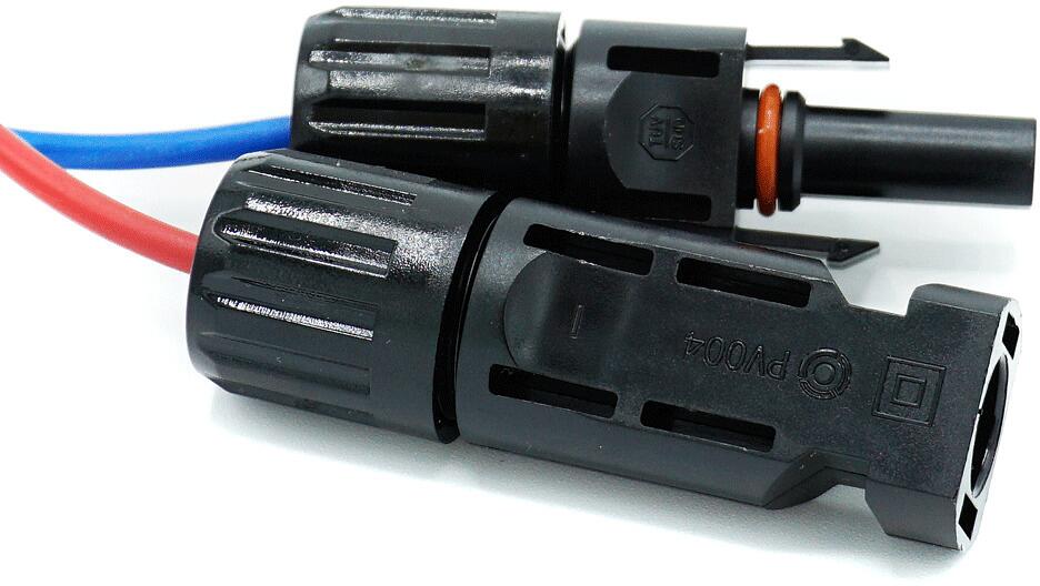 Nærbilde av Adapterkabel MC4 til Anderson Power Pole mini - WATTSTUNDE kabel