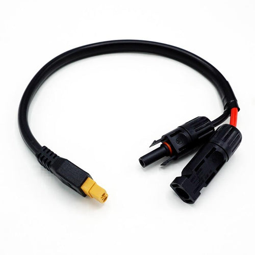 Adapterkabel MC4 til XT60 for EcoFlow powerstation - WATTSTUNDE forfra
