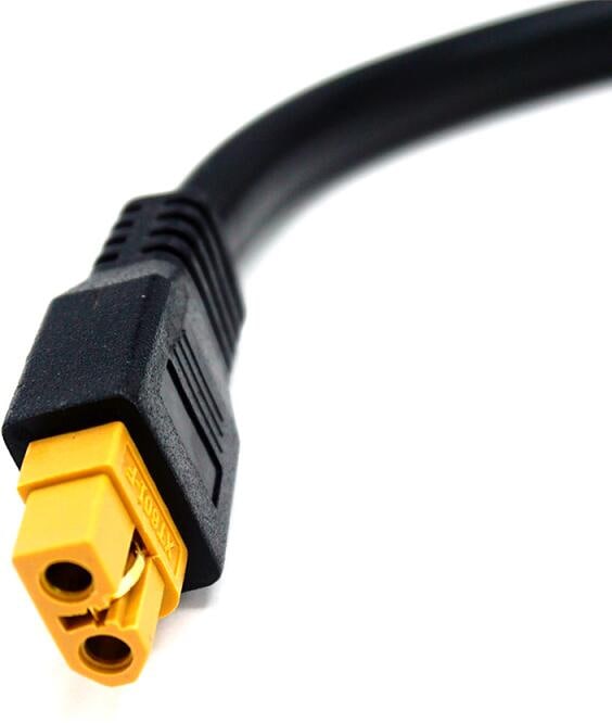 Detalj av Adapterkabel MC4 til XT60 for EcoFlow powerstation - WATTSTUNDE kontakt