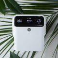 Air Cube 3.0 luft- og toalettrenser hvit forfra