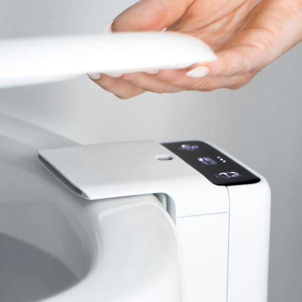 Air Cube 3.0 luft- og toalettrenser hvit bakside