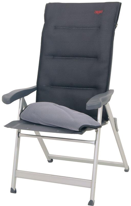 Air Deluxe stolpute 3D pustende 162x52 cm svart/grå bakside