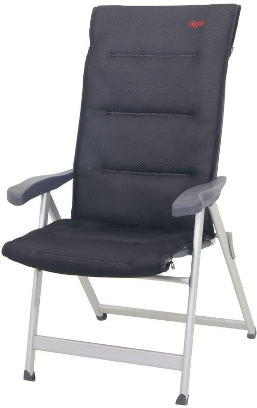 Montert Air Deluxe stolpute 3D pustende 162x52 cm svart/grå på stol