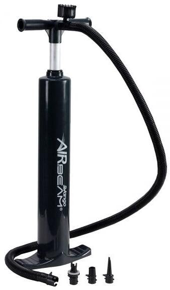 Airbeam dobbelvirkende luftpumpe med manometer 0,95 kg forfra