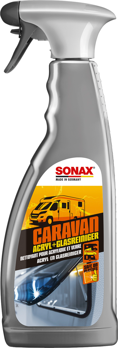Akryl- og glassrens for campingvogn 750 ml - Sonax forfra