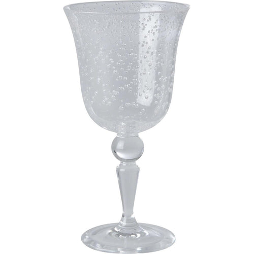 Akryl vinglass med bobledesign 360 ml, 18,5 cm - Rice bakside