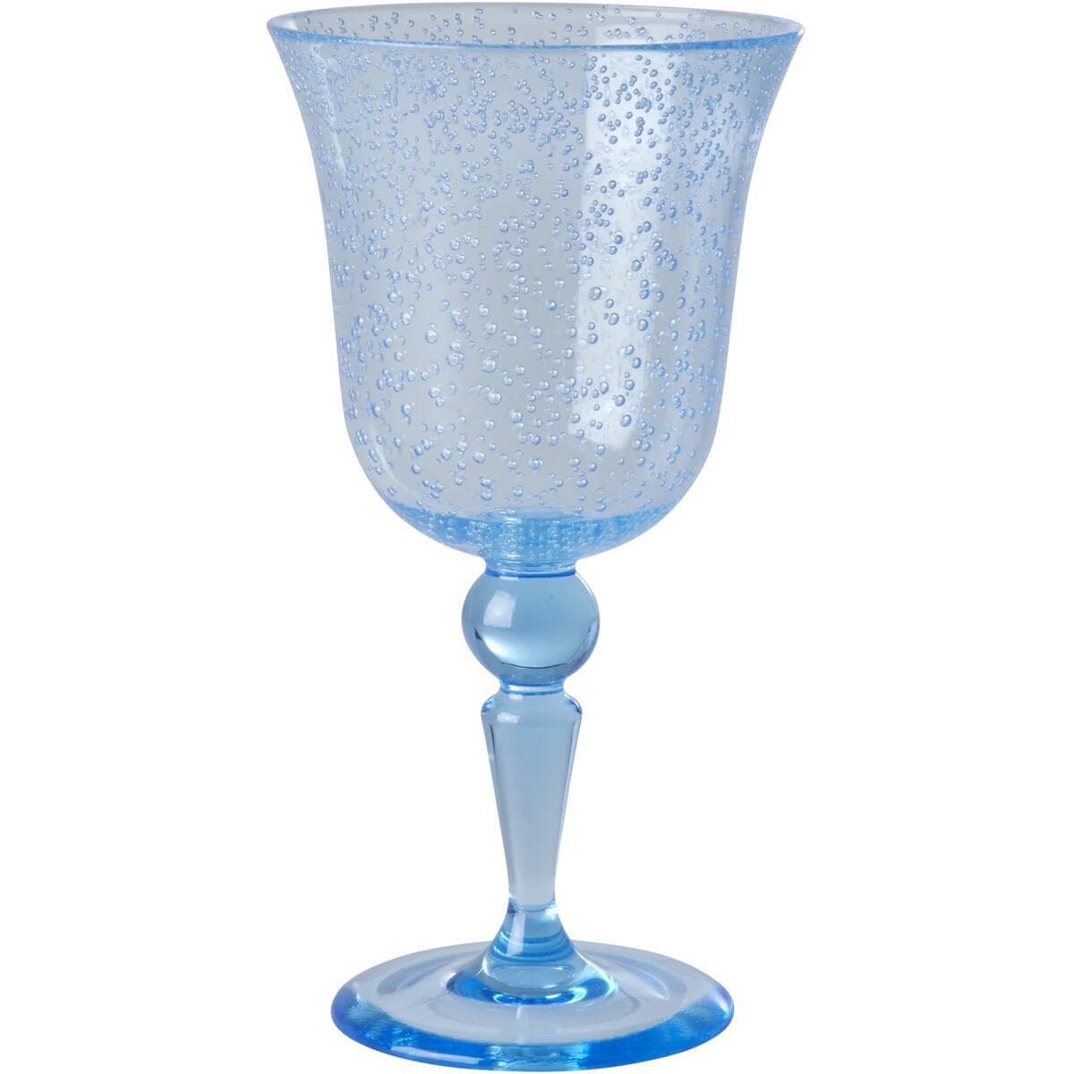 Detalj av bobledesign på akryl vinglass med bobledesign 360 ml, 18,5 cm - Rice
