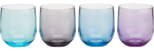 Akrylglass 320 ml bruddssikkert 4-pk - Flamefield Moonstone forfra