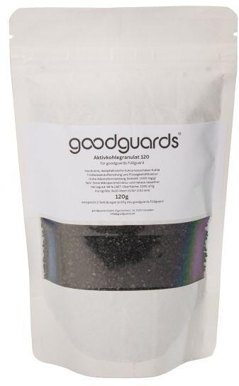 Aktivkull-granulat Aktivguard for påfyllingsfilter 120 g forfra