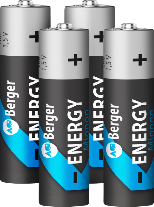 Alkaline batteri AA (LR6) 1,5V 4-pakning for bobil