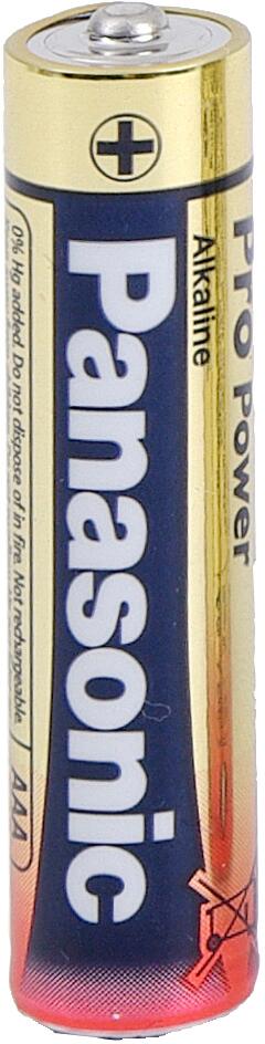 Detaljbilde av Alkaline batteri AAA LR03 4-pack Pro Power Panasonic