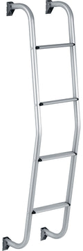Aluminium stige for vans 4 trinn 126 cm - Thule montert på varebil