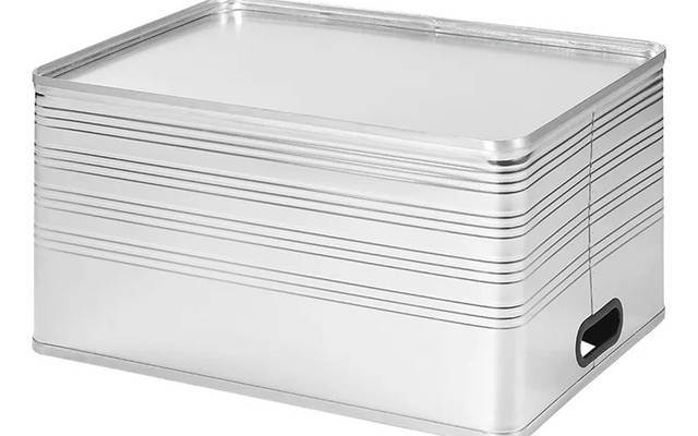 Detalj av aluminiumsboks 15 liter 0,7 mm veggtykkelse ProPlus