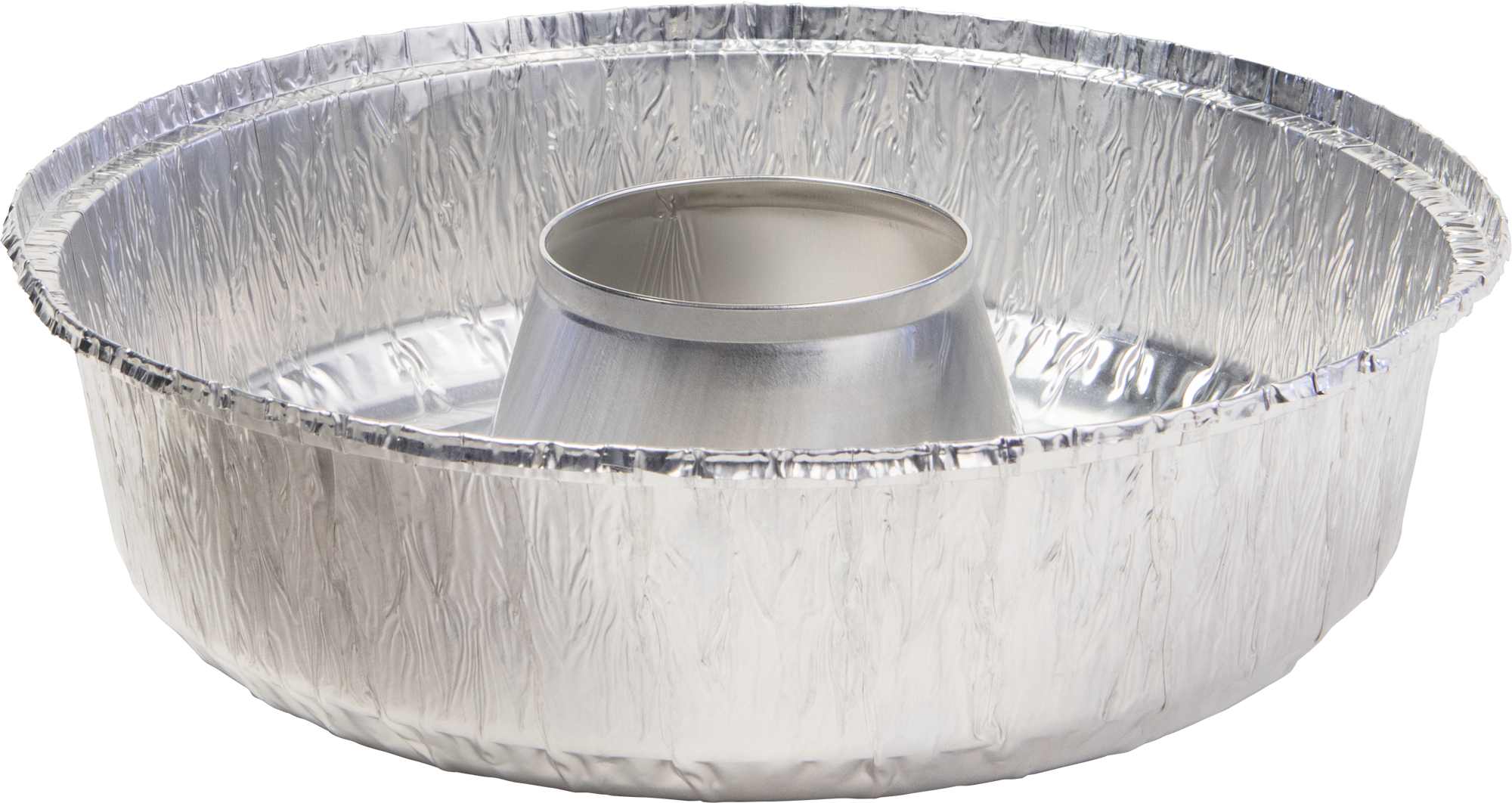 Aluminiumsform med papplokk for Omnia steikeovn forfra